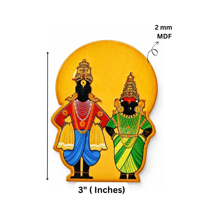 Vithhal Rukmini- fridge magnet – Print Bandhu
